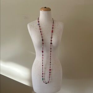 Red Beaded Necklace by artist